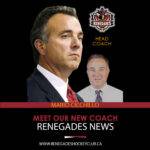 Renegades coach Mario Cicchillo