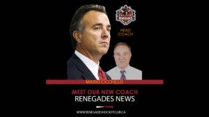 Renegades coach Mario Cicchillo