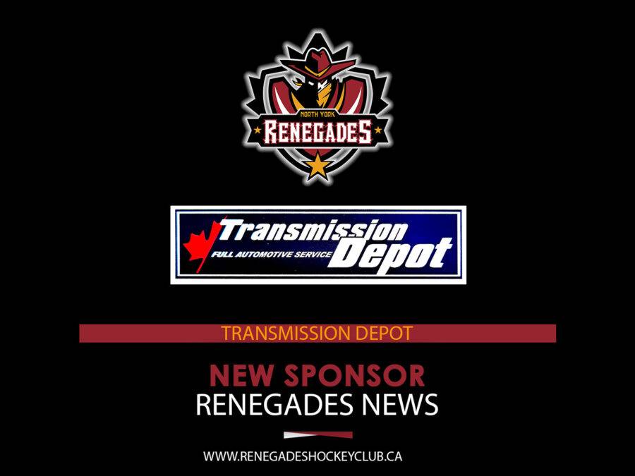 RENEGADES WELCOME NEW SPONSOR TRANSMISSION DEPOT