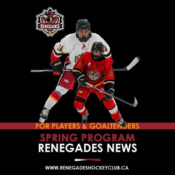 Spring Hockey program from the North York Renegades