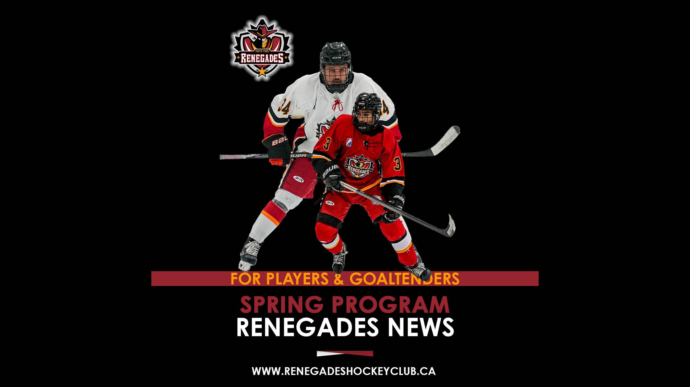 Spring Hockey program from the North York Renegades
