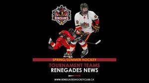 Spring Tournament teams and Hockey program from the North York Renegades