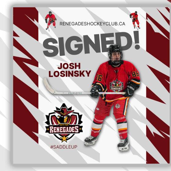 2026 Renegades Signings: Josh Losinsky