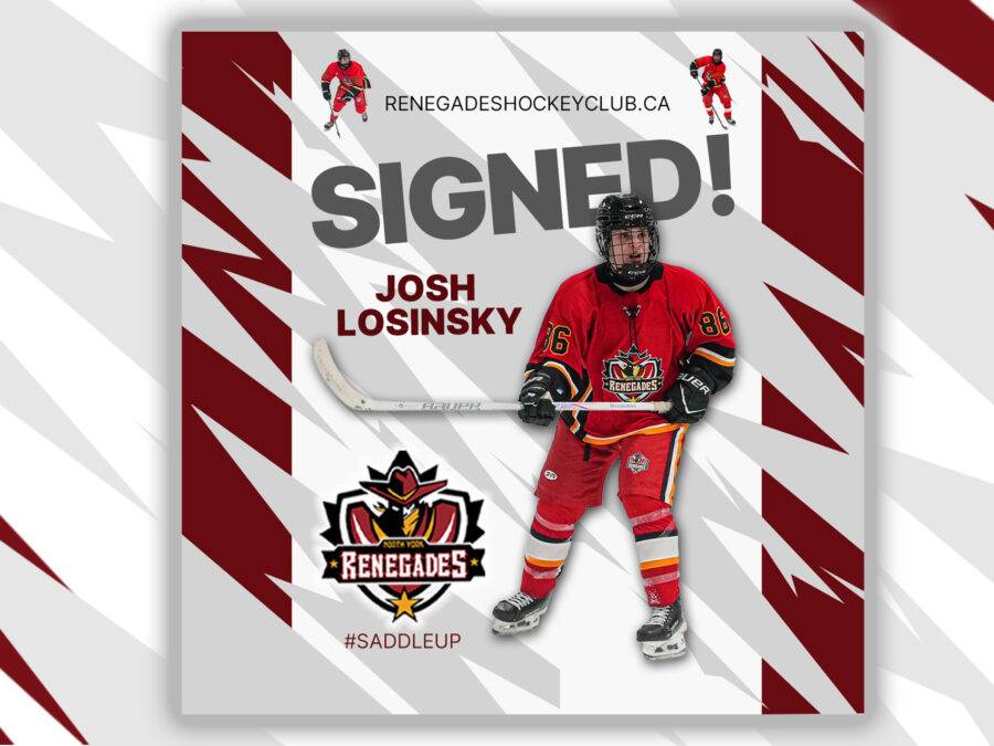 2026 Renegades Signings: Josh Losinsky