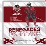YOUR Renegades selected former Duffield Devils forward Mario Medaglia in the second round of the 2026 GMHL Draft.