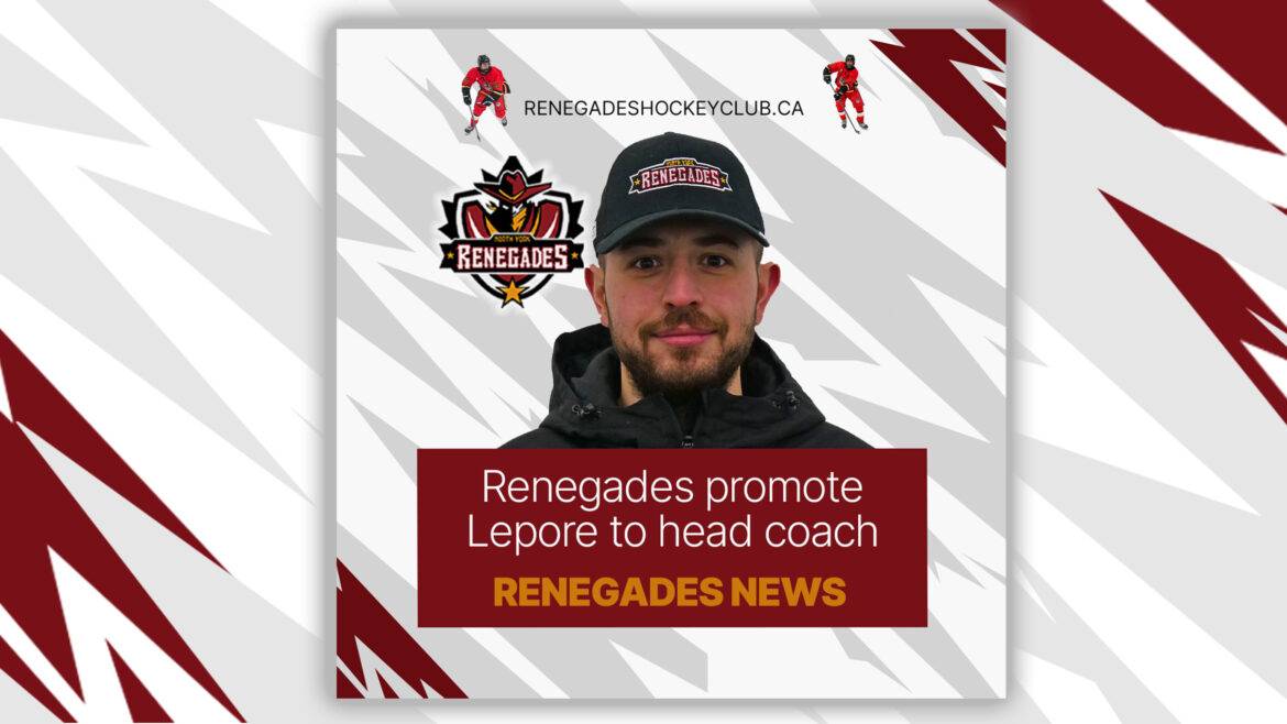 Renegaeds head coach Alex lepore