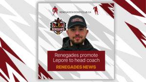 Renegaeds head coach Alex lepore