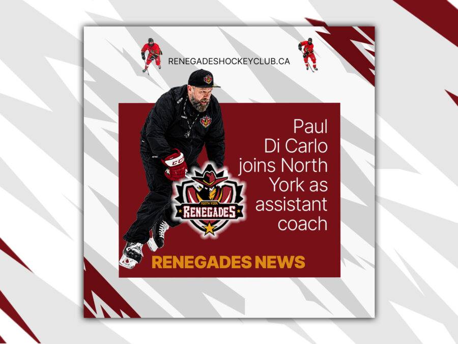 Renegades coach Pauly Di Carlo