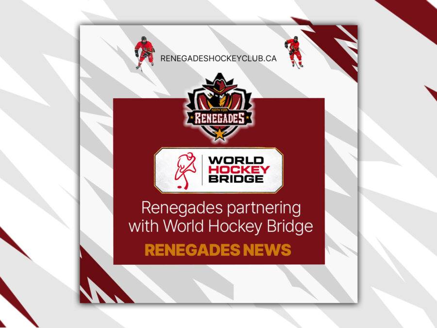 Renegades partnering with World Hockey Bridge